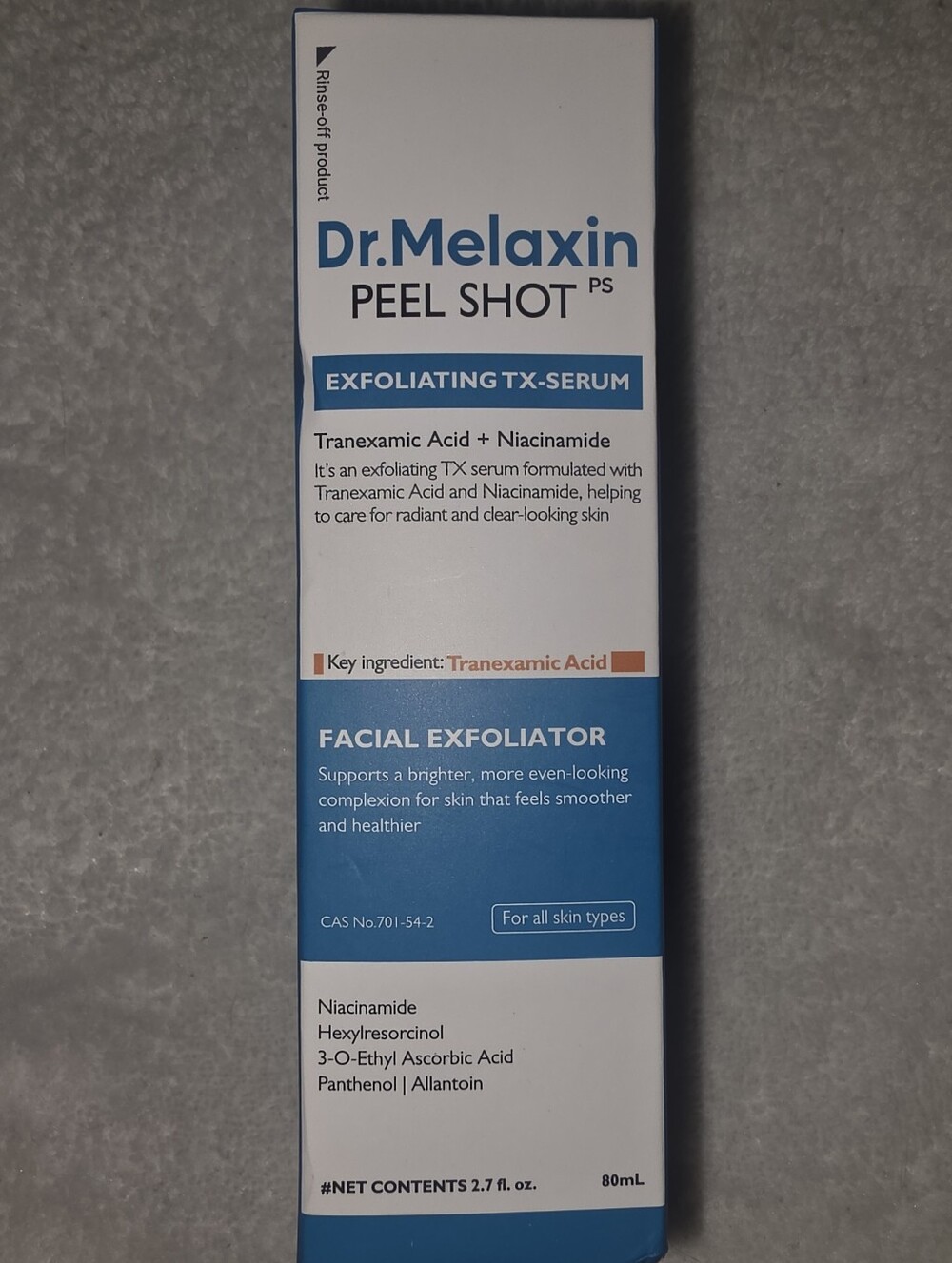 DR. MELAXIN Peel Shot Exfoliating TX-Serum for Face